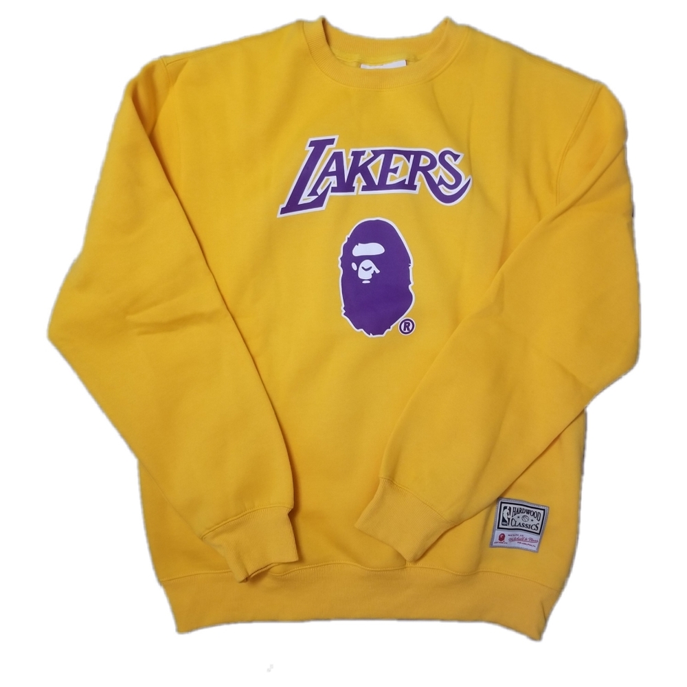 Custom Los Angeles Lakers Crewneck Sweater